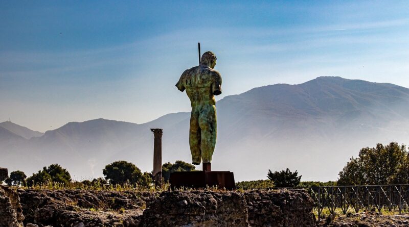 statue, sculpture, pompeii