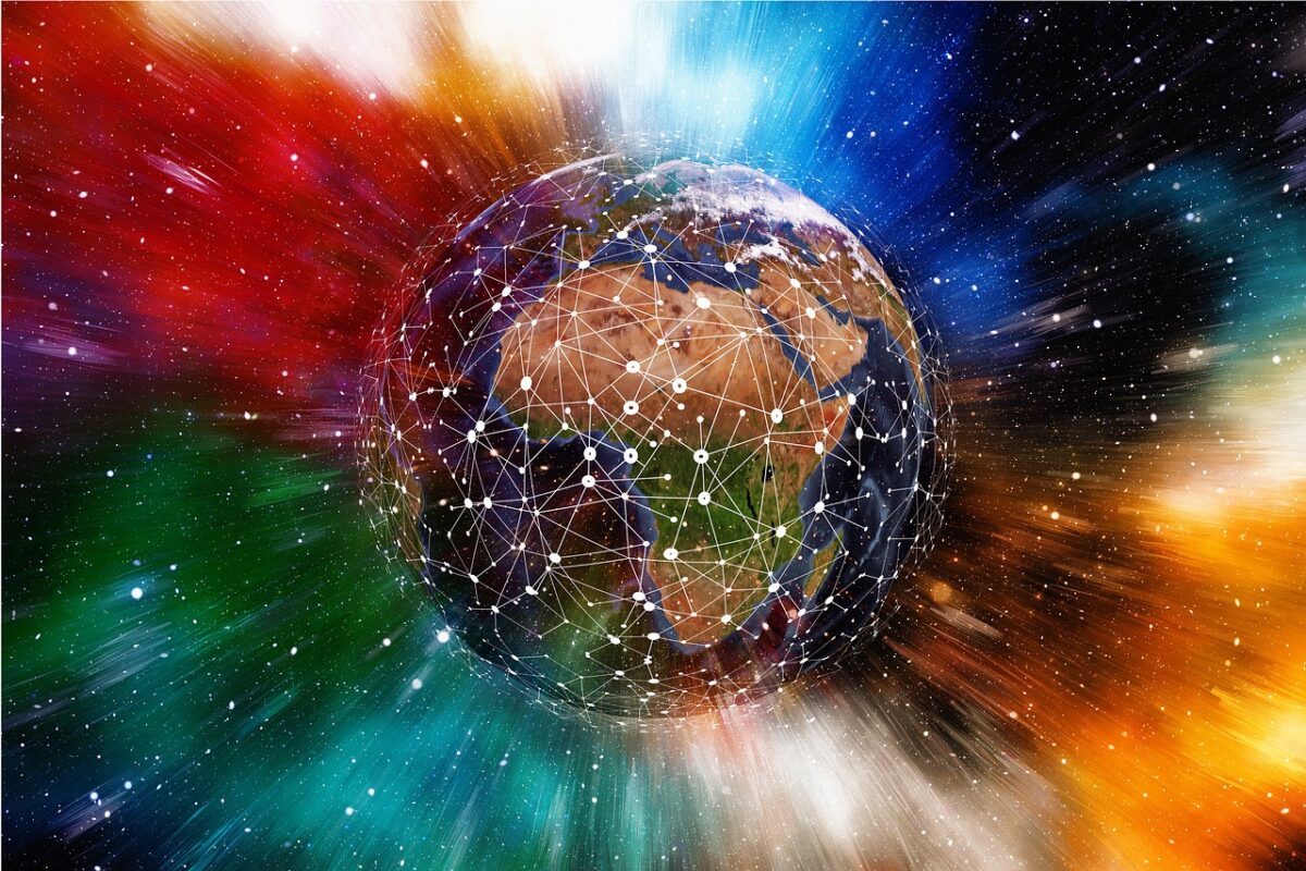 network, earth, blockchain