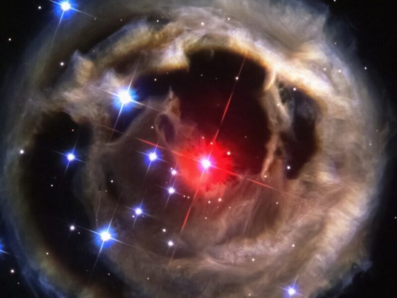 a planetary object in the sky surrounded by stars