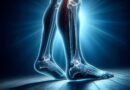 ai generated, leg, feet, x-ray, snapshot, body, man, health, medicine, skeleton, muscles, bone