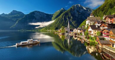 hallstatt, austria, mountain lake, lake, alps, summer, tourism, vacations, upper austria, village, mountain, nature, boat, hallstatt, austria, austria, austria, austria, austria, summer, tourism, tourism, village, village, mountain, mountain