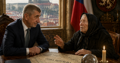 Humor: Andrej Babiš se tajně setkal se slavnou bulharskou věštkyní Babou Vangou