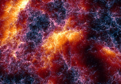 Takhle vypadal gigantický výbuch, který zrodil překrásné galaxie